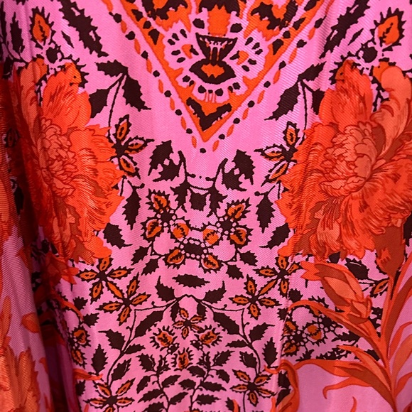 Maeve Pink and Red Long Sleeve Dress - Picture 5 of 9